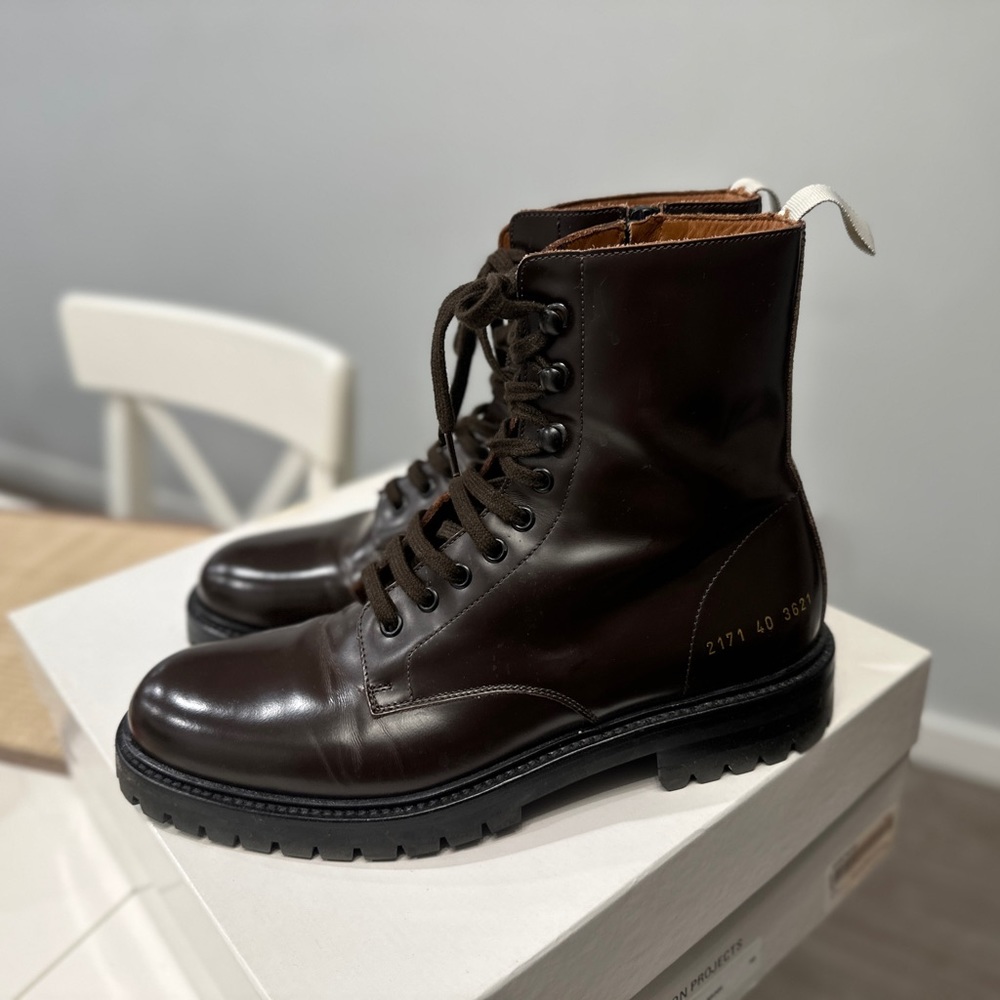 Common project combat boots